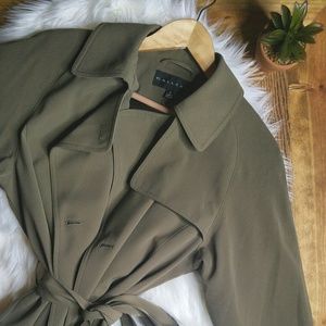 Gallery Olive Green Trench Coat